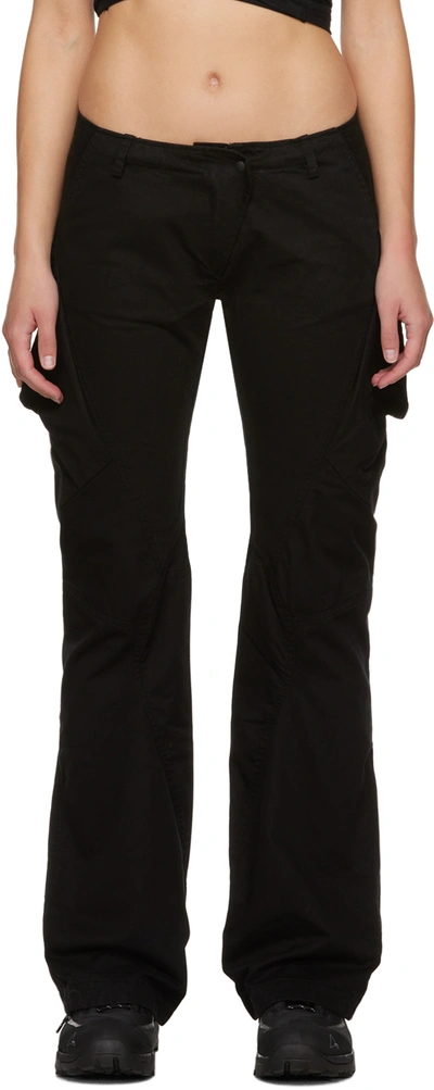 Shop Hyein Seo Black Pocket Trousers