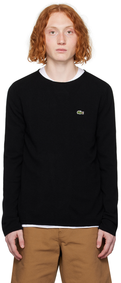 Shop Comme Des Garçons Shirt Black Lacoste Edition Sweater In 1 Black