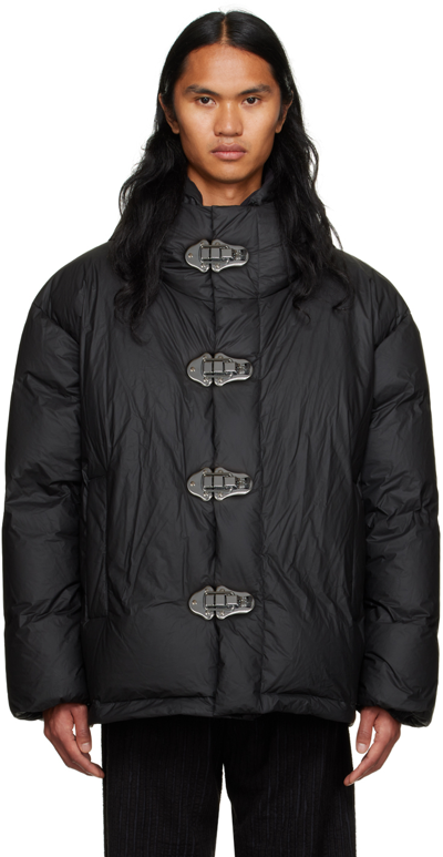 Shop Craig Green Black Latch Down Jacket