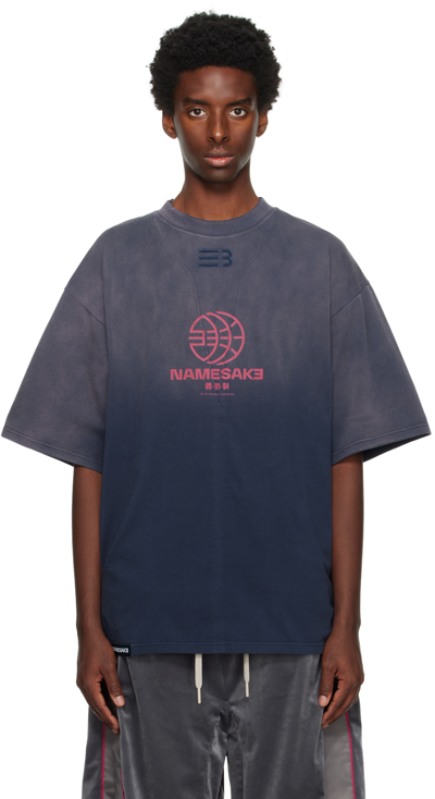 Shop Namesake Blue Sava Team T-shirt In Redeem Blue