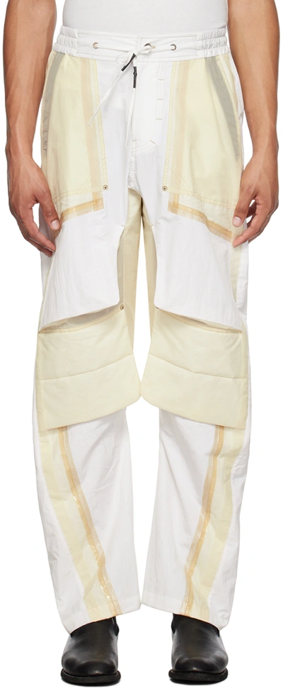 Shop Carnet-archive White Crustacean Trousers