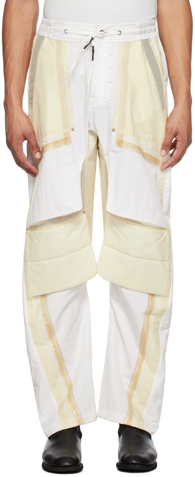 Carnet-archive White Crustacean Trousers In White