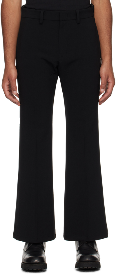 Shop Attachment Black Flared Trousers