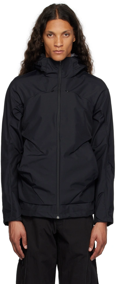 Shop Hyein Seo Black Tuck Jacket