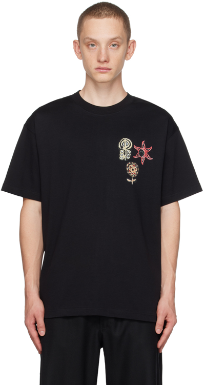Shop Soulland Black Kai Wizard T-shirt