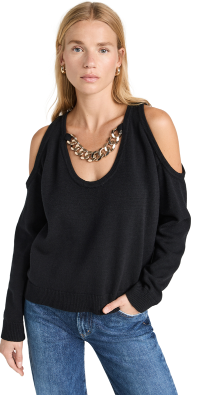 Shop L Agence Indy Chain Pullover Black