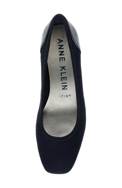 Shop Anne Klein Wisher Pump In Navy Multi Fb