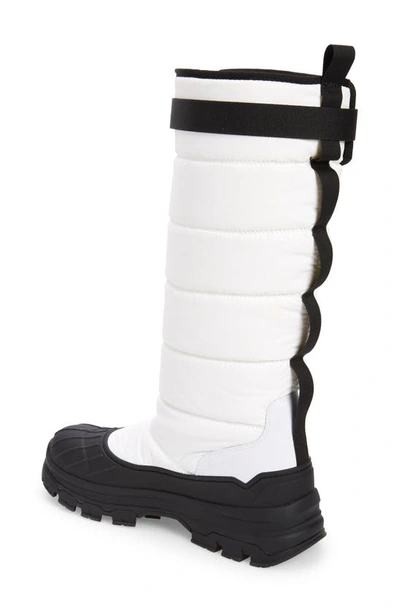 Shop Hunter Intrepid Tall Waterproof Snow Boot In White/ Black