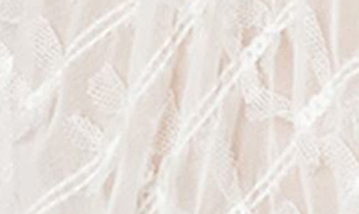 Edikted Flutter Frilled Tie Back Babydoll Top In White