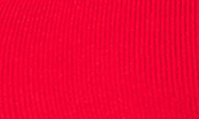 Edikted Sculpt Split Front Halter Top In Red