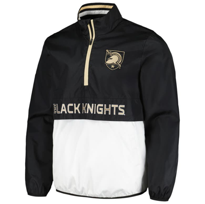 Shop G-iii Sports By Carl Banks Black Army Black Knights Cornerman Half-zip Top