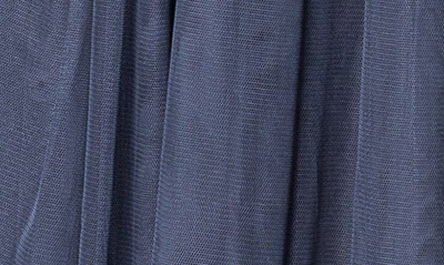 Shop Popatu Kids' Tweed & Tulle Dress In Navy