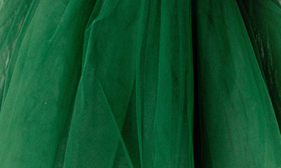 Shop Popatu Kids' Tulle Fit & Flare Dress In Green
