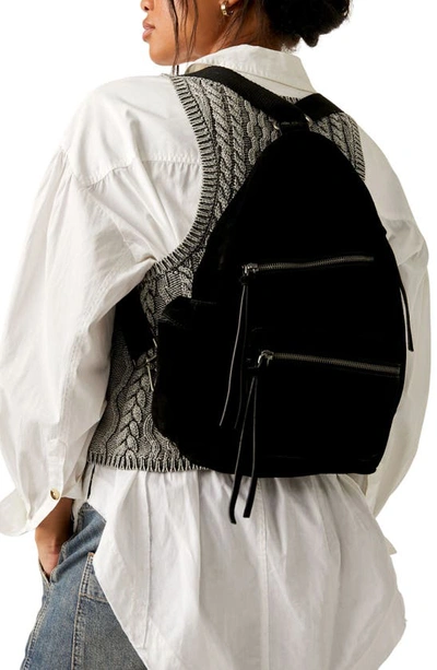 Free People We The Free Oxford Suede Sling Bag In Black
