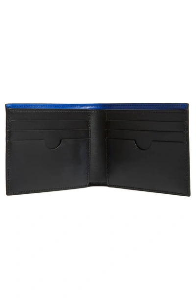 Shop Off-white Jitney Bifold Wallet In Black/ Blue