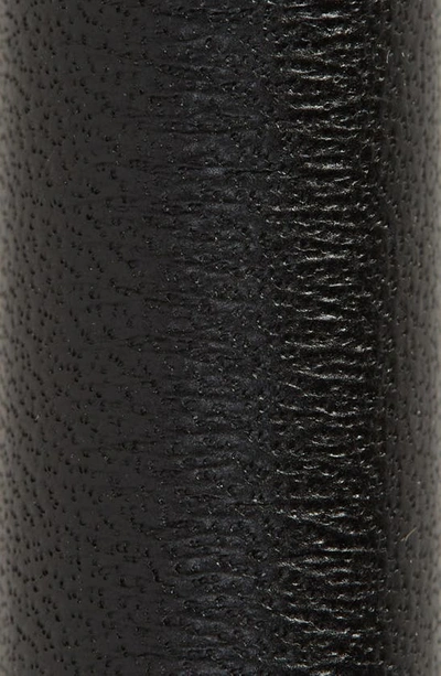 Shop Saint Laurent T-bar Buckle Leather Belt In Black