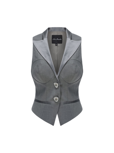 Shop Nana Jacqueline Diana Vest (grey)
