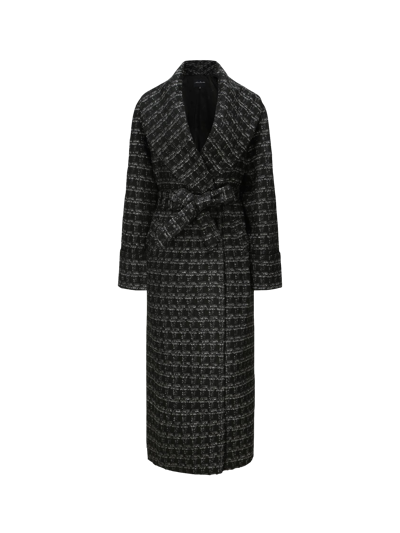 Shop Nana Jacqueline Emmeline Lapel Coat (black)