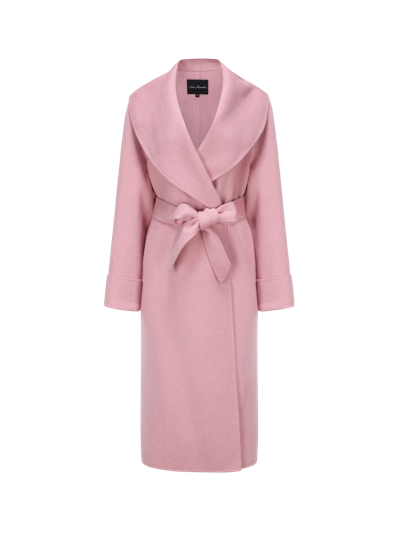 Shop Nana Jacqueline Emmeline Lapel Coat (pink)