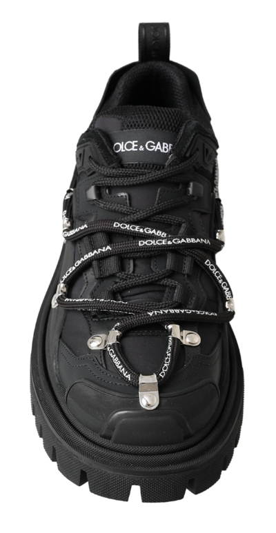 Shop Dolce & Gabbana Trekking-inspired Luxe Sneaker Men's Boots In Black