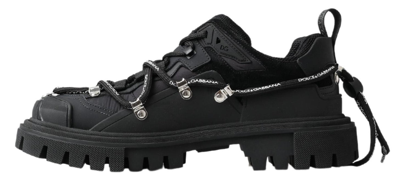 Shop Dolce & Gabbana Trekking-inspired Luxe Sneaker Men's Boots In Black