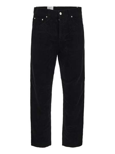 Shop Carhartt Newel Pants In Black