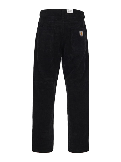 Shop Carhartt Newel Pants In Black