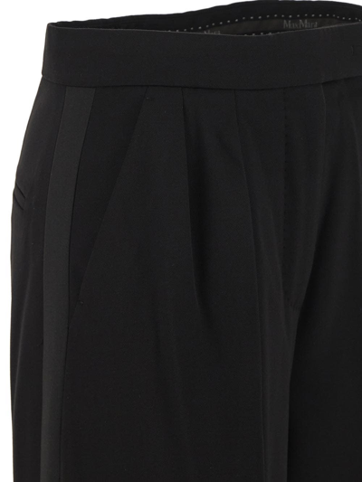 Shop Max Mara Wide Leg Trouser In Black