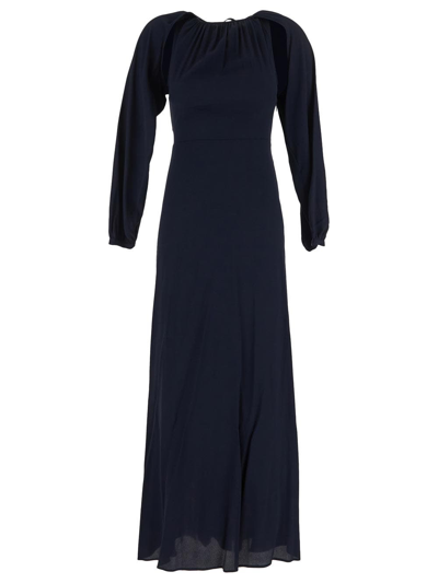 Shop Semicouture Lucinda Dress In Blue