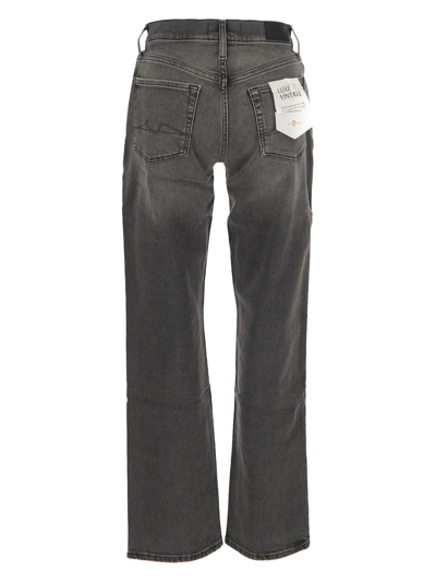 Shop 7 For All Mankind Ellie Straight Jeans In Black