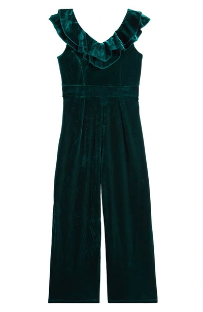 Kids velvet jumpsuit sale