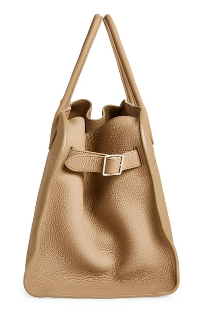 The Row Taupe Soft Margaux 10 Bag