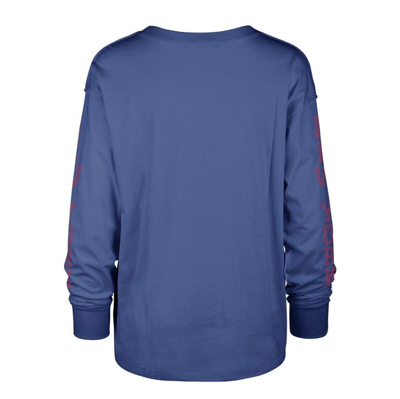 Shop 47 ' Royal New York Giants Tom Cat Lightweight Long Sleeve T-shirt
