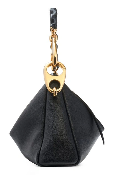 Shop Tom Ford Large Carine Leather Hobo Bag In Black