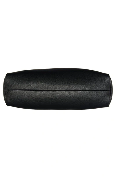Shop Tom Ford Large Carine Leather Hobo Bag In Black