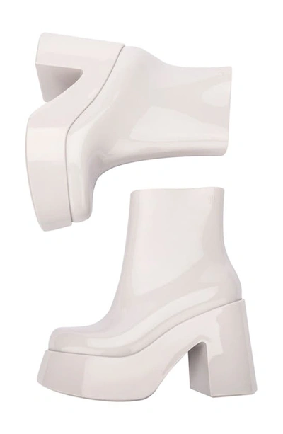 Melissa Nubia Ii Platform Bootie In White