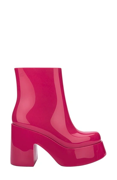 Shop Melissa Nubia Ii Platform Bootie In Pink