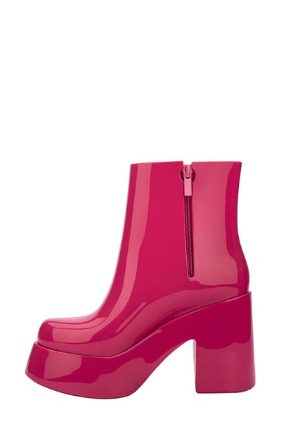 Shop Melissa Nubia Ii Platform Bootie In Pink