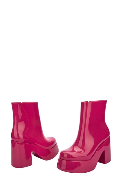 Shop Melissa Nubia Ii Platform Bootie In Pink