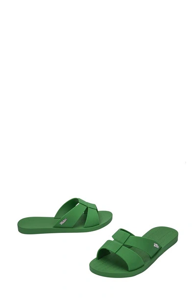 Shop Melissa Sun Oasis Slide Sandal In Green