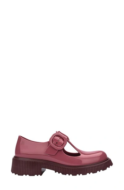 Melissa Jackie Platform Mary Jane In Burgundy