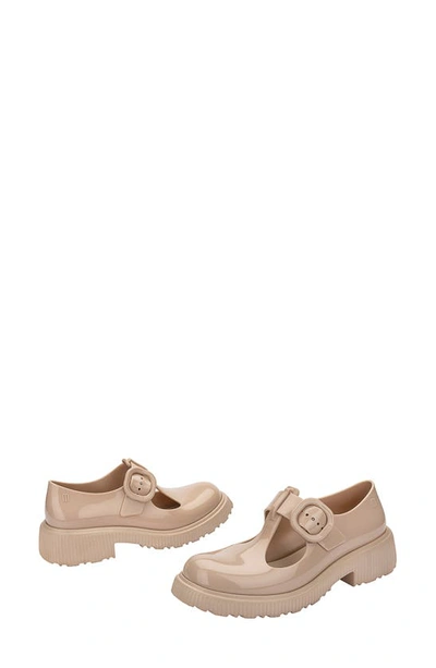 Melissa Jackie Platform Mary Jane In Beige