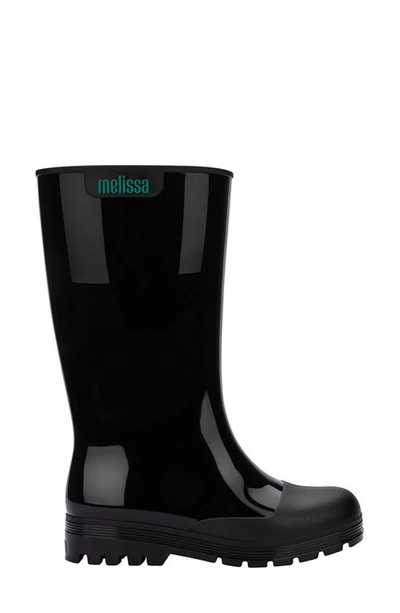 Shop Melissa Welly Rain Boot In Black