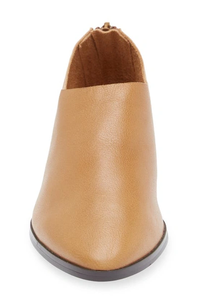 Shop Chocolat Blu Elana Flat In Tan Leather