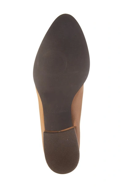 Shop Chocolat Blu Elana Flat In Tan Leather