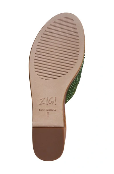 Shop Zigi Amore Platform Wedge Slide Sandal In Apple Grn