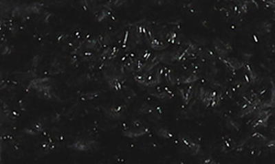 St John Shiny Faux Fur Eyelash Knit Cardigan In Black