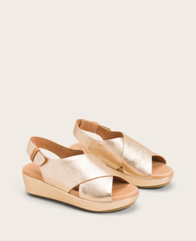 Shop Gentle Souls Lori X-band Leather Sandal In Rose Gold