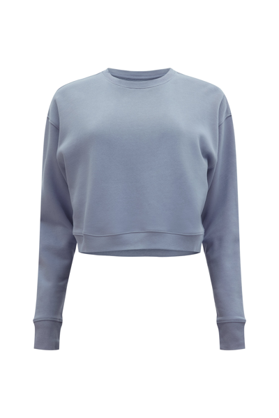 Shop Girlfriend Collective Tempest 50/50 Cropped Sweatshirt