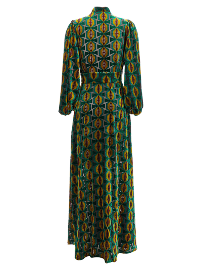 Shop La Doublej Camerino Long Dress In Multicolor